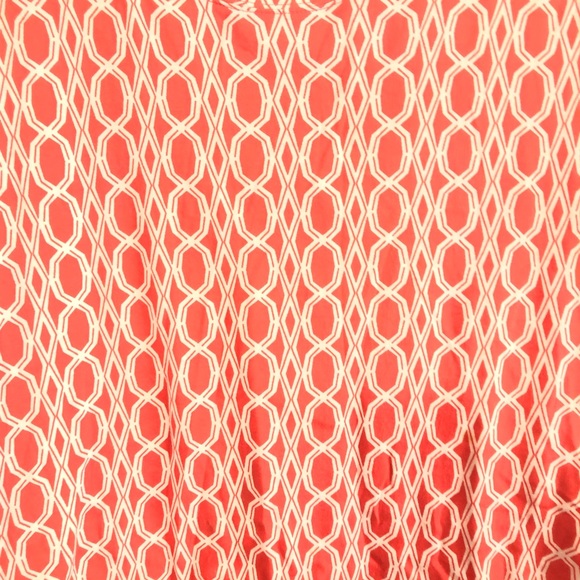 🦋 3/$15 St.Johns Bay, orange print tee - Picture 3 of 6